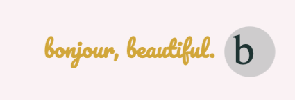 bonjour beautiful